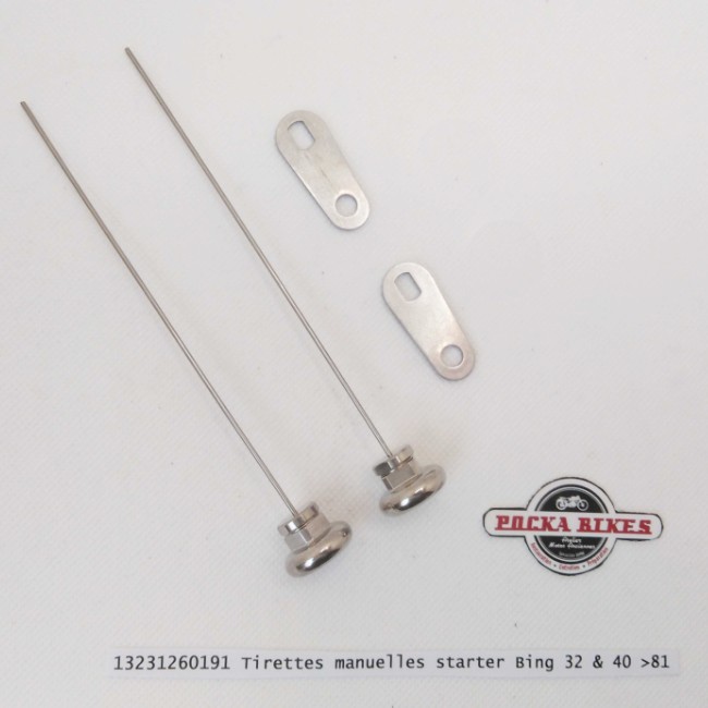 Tirettes manuelles starter Bing 32 -amp- 40 jusqu--039--agrave- 09-1980